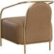 Cicero Milliken Cognac Lounge Chair